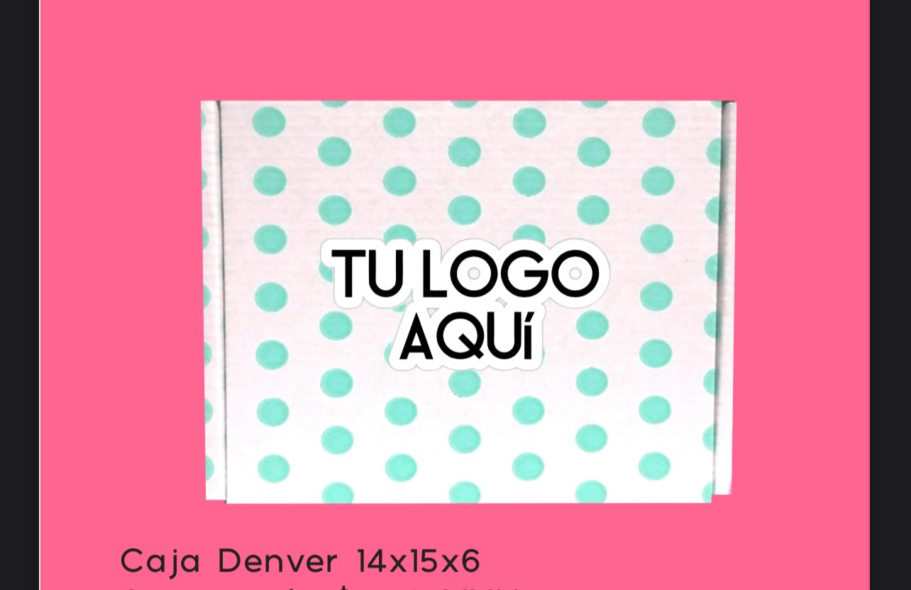 100 Cajas Denver 15x14x6 Impresa con tu LOGO