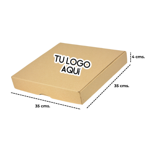 100 Cajas Premium para Pizza impresa con tu LOGO